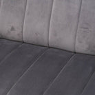 Emperor Grey Velvet 2 Seater Sofa - Price Crash Furniture