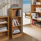 Essentials Bookcase Medium Narrow in Oak by TAD - Price Crash Furniture