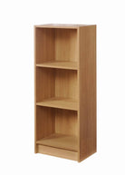 Essentials Bookcase Medium Narrow in Oak by TAD - Price Crash Furniture