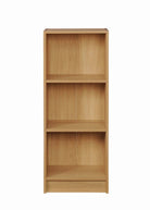 Essentials Bookcase Medium Narrow in Oak by TAD - Price Crash Furniture