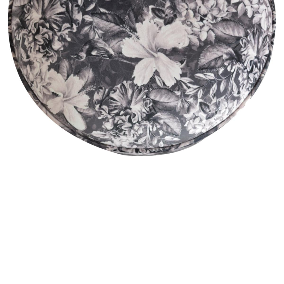 Floral Print Footstool - Price Crash Furniture