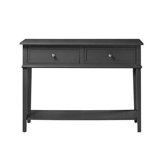 Franklin Console Table in Black by Dorel - Price Crash Furniture