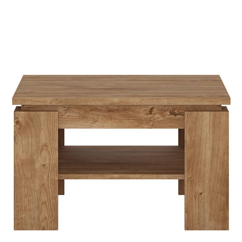 Fribo Small Coffee Table with Shelf in Golden Oak - Price Crash Furniture