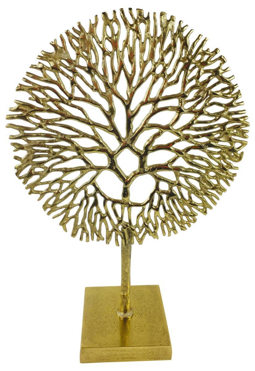 Gold Coral Sculpture - Price Crash Furniture