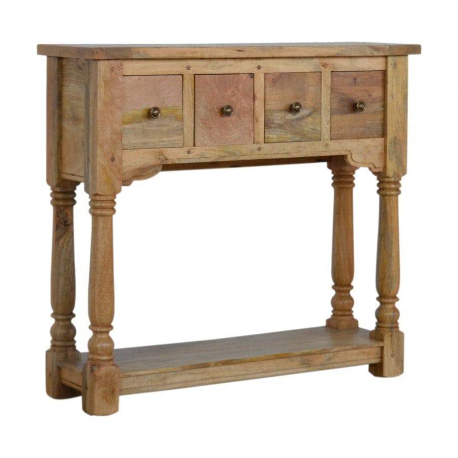 Granary Royale 4 Drawer Console Table - Price Crash Furniture