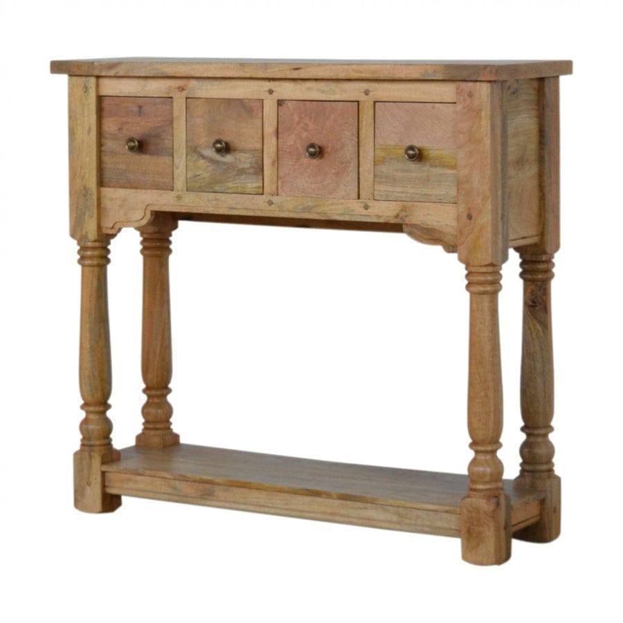 Granary Royale 4 Drawer Console Table - Price Crash Furniture