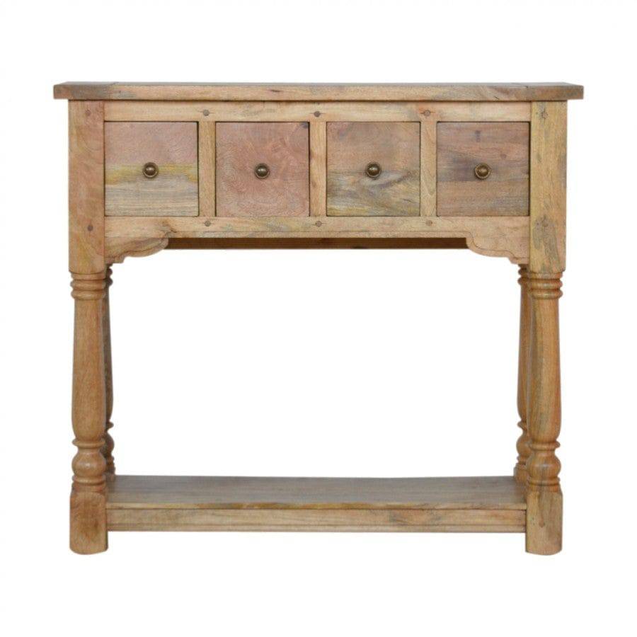 Granary Royale 4 Drawer Console Table - Price Crash Furniture