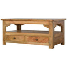 Granary Royale Coffee Table With 4 Drawers - Price Crash Furniture