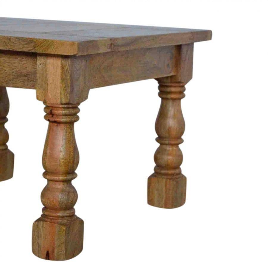 Granary Royale Coffee Table With Turned Legs - Price Crash Furniture