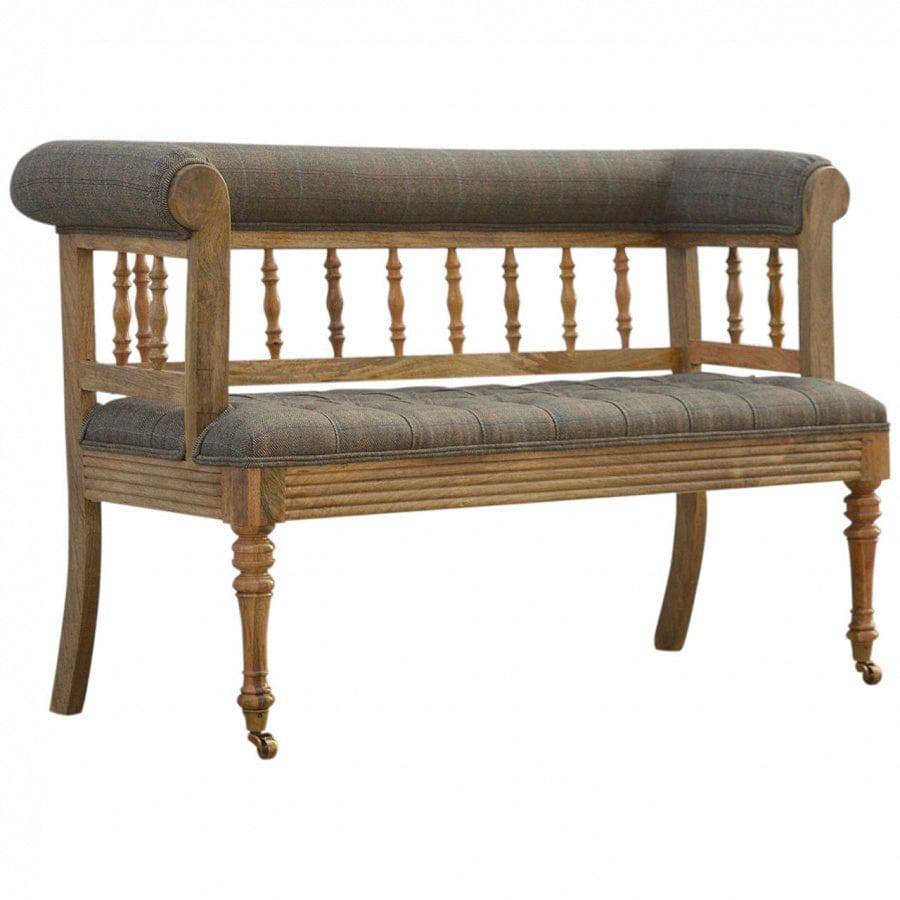 Hallway Bench With Casters - Price Crash Furniture