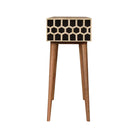 Honeycomb Bone Inlay Console Table - Price Crash Furniture