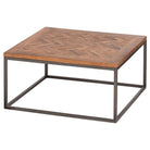 Hoxton Collection Coffee Table With Parquet Top - Price Crash Furniture