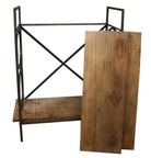 Industrial Style Free Standing Shelving Unit, 3 Shelves - Price Crash Furniture