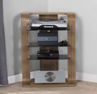 JF204 Florence Entertainment Unit / Hi-Fi Stand in Oak by Jual - Price Crash Furniture