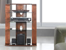 JF204 Florence Entertainment Unit / Hi-Fi Stand in Walnut by Jual - Price Crash Furniture