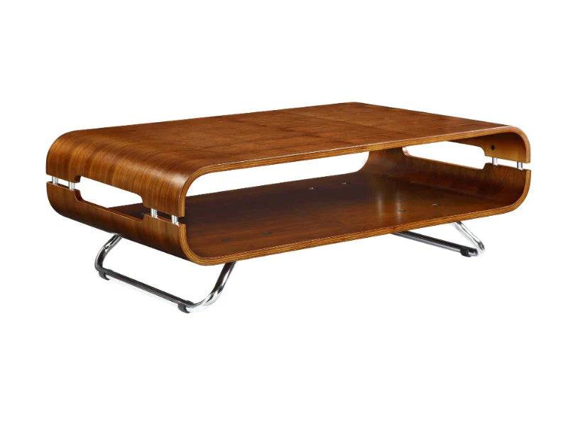 JF302 San Marino Rectangle Coffee Table in Walnut by Jual - Price Crash Furniture