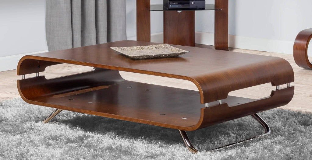 JF302 San Marino Rectangle Coffee Table in Walnut by Jual - Price Crash Furniture
