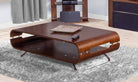 JF302 San Marino Rectangle Coffee Table in Walnut by Jual - Price Crash Furniture