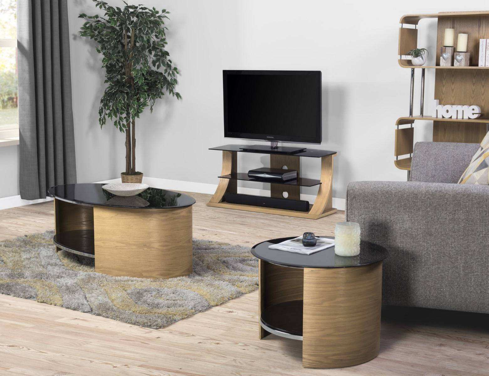 JF303 San Marino Lamp Side Table in Oak by Jual - Price Crash Furniture