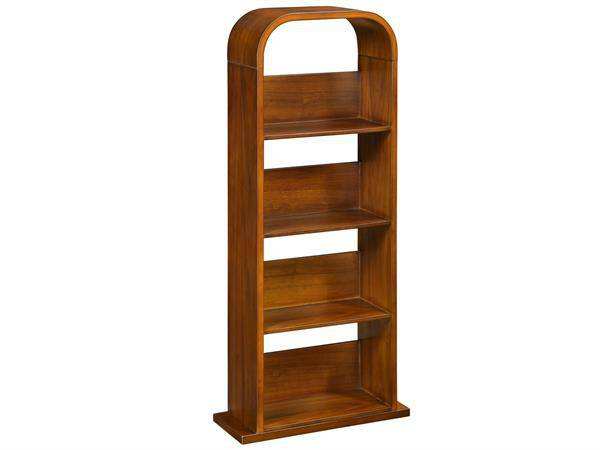 JF501 San Marino DVD Rack / CD Storage Shelf in Walnut by Jual - Price Crash Furniture
