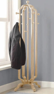 JF505 San Marino Coat Stand in Oak by Jual - Price Crash Furniture