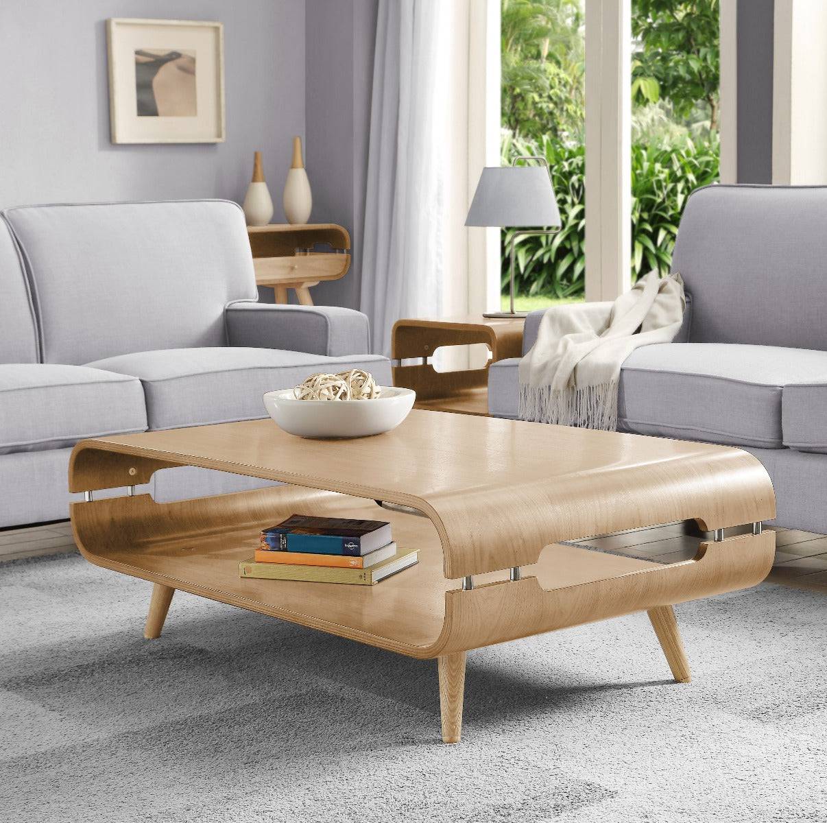 JF703 Havana Coffee Table in Oak by Jual - Price Crash Furniture