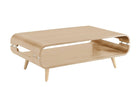 JF703 Havana Coffee Table in Oak by Jual - Price Crash Furniture