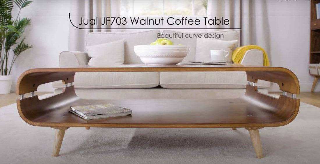 Jual Furnishings JF703 Coffee Table – Walnut - Price Crash Furniture