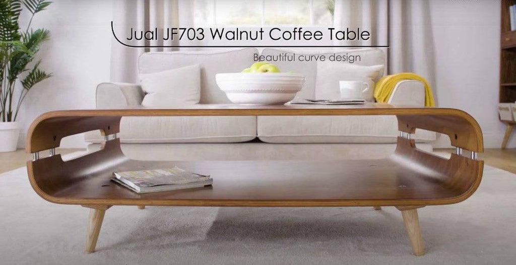 JF704 Havana Lamp Table in Walnut by Jual - Price Crash Furniture