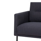 Larvik 2.5 Seater Sofa - Anthracite, Black Legs - Price Crash Furniture