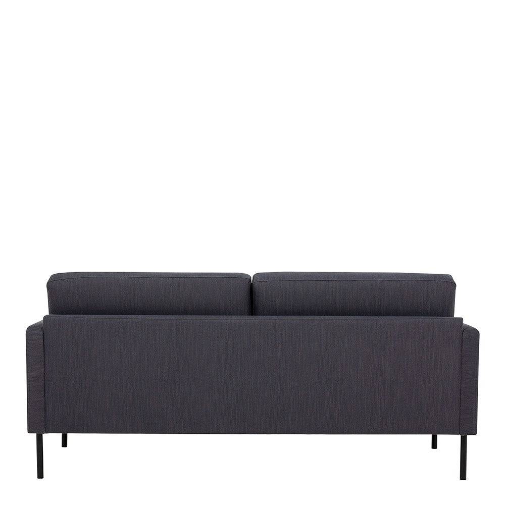 Larvik 2.5 Seater Sofa - Anthracite, Black Legs - Price Crash Furniture