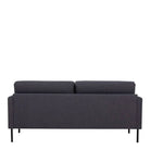 Larvik 2.5 Seater Sofa - Anthracite, Black Legs - Price Crash Furniture