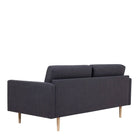 Larvik 2.5 Seater Sofa - Anthracite, Oak Legs - Price Crash Furniture