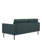 Larvik 2.5 Seater Sofa - Dark Green, Black Legs - Price Crash Furniture