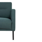 Larvik 2.5 Seater Sofa - Dark Green, Black Legs - Price Crash Furniture