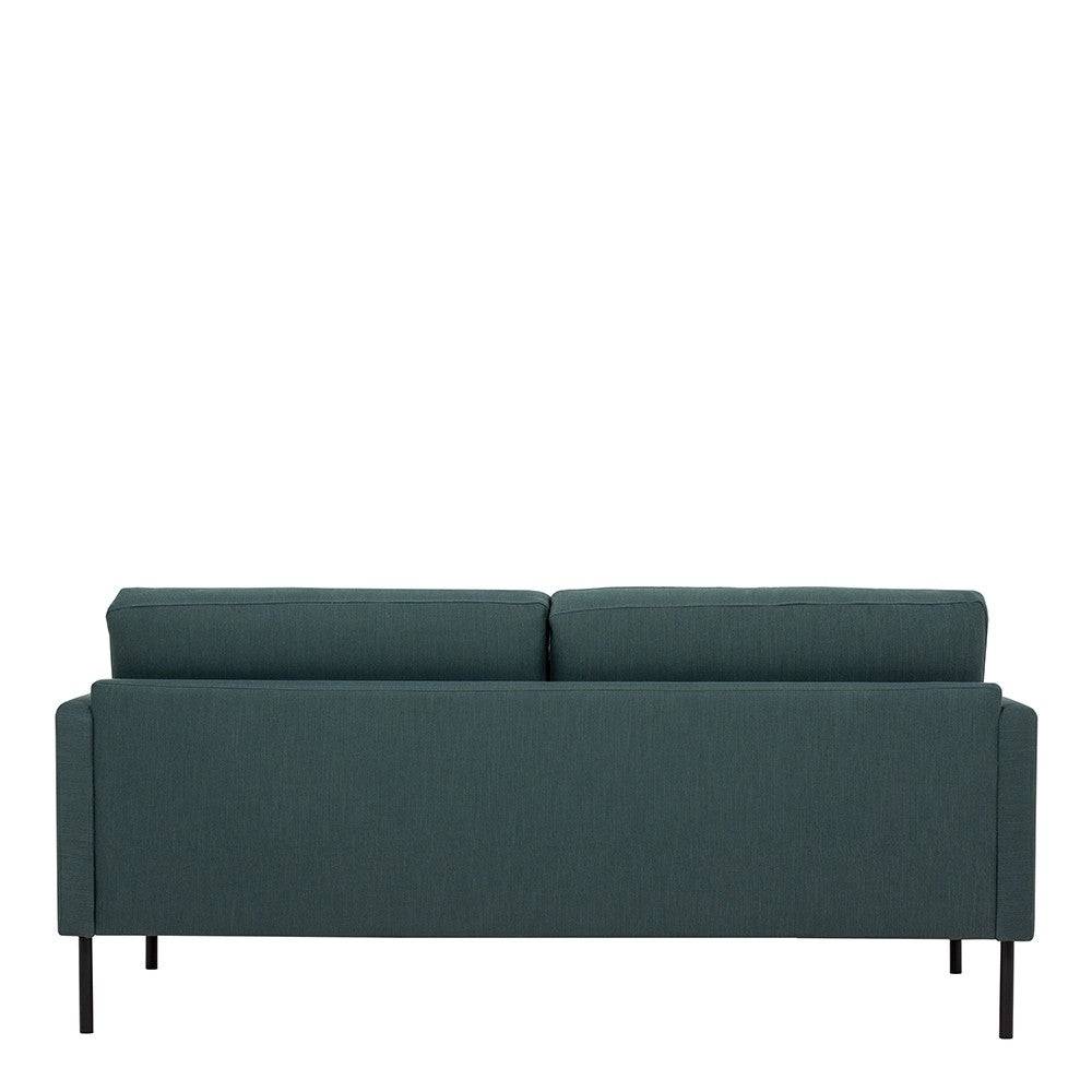 Larvik 2.5 Seater Sofa - Dark Green, Black Legs - Price Crash Furniture