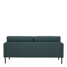 Larvik 2.5 Seater Sofa - Dark Green, Black Legs - Price Crash Furniture