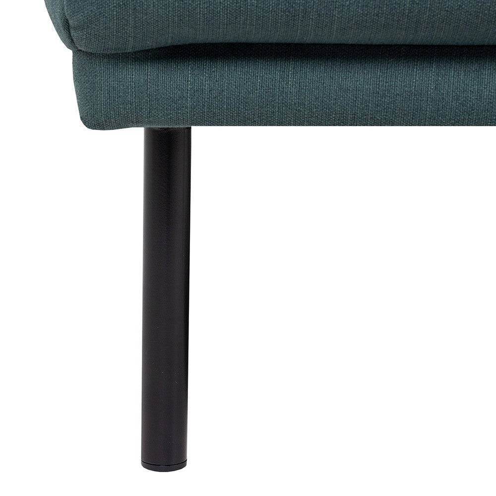 Larvik 2.5 Seater Sofa - Dark Green, Black Legs - Price Crash Furniture