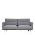 Larvik 2.5 Seater Sofa - Grey, Oak Legs - Price Crash Furniture