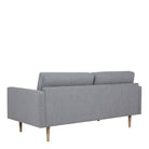 Larvik 2.5 Seater Sofa - Grey, Oak Legs - Price Crash Furniture