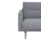 Larvik 2.5 Seater Sofa - Grey, Oak Legs - Price Crash Furniture