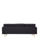 Larvik 3 Seater Sofa - Anthracite, Oak Legs - Price Crash Furniture