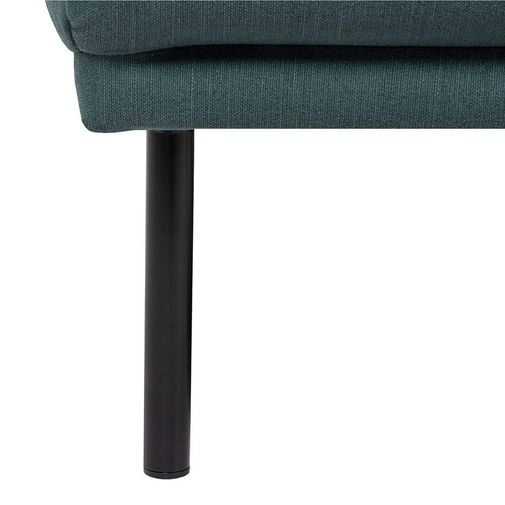 Larvik 3 Seater Sofa - Dark Green, Black Legs - Price Crash Furniture