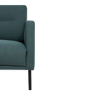 Larvik 3 Seater Sofa - Dark Green, Black Legs - Price Crash Furniture