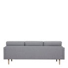 Larvik 3 Seater Sofa - Grey, Oak Legs - Price Crash Furniture