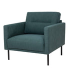 Larvik Armchair - Dark Green, Black Legs - Price Crash Furniture