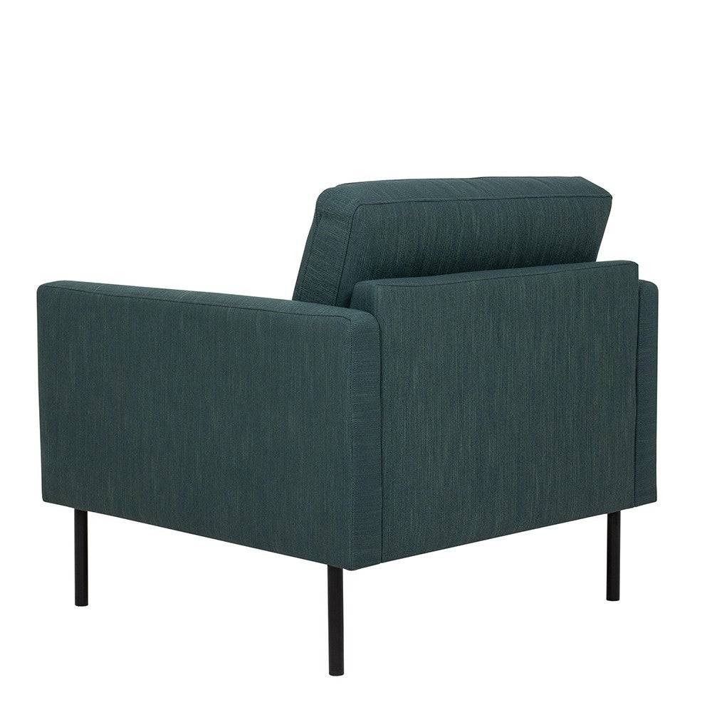 Larvik Armchair - Dark Green, Black Legs - Price Crash Furniture