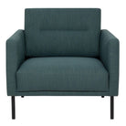 Larvik Armchair - Dark Green, Black Legs - Price Crash Furniture