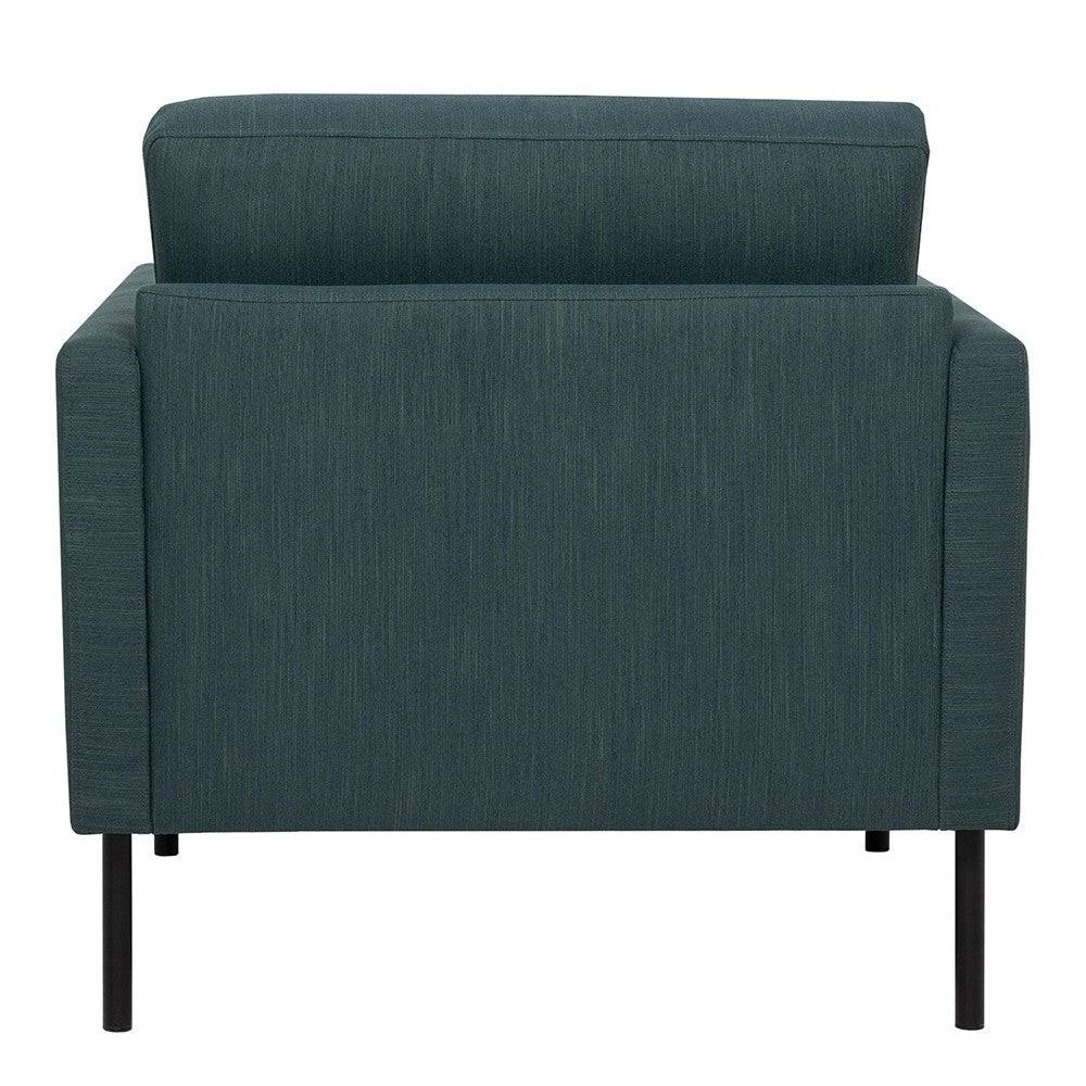 Larvik Armchair - Dark Green, Black Legs - Price Crash Furniture