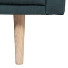 Larvik Armchair - Dark Green, Oak Legs - Price Crash Furniture